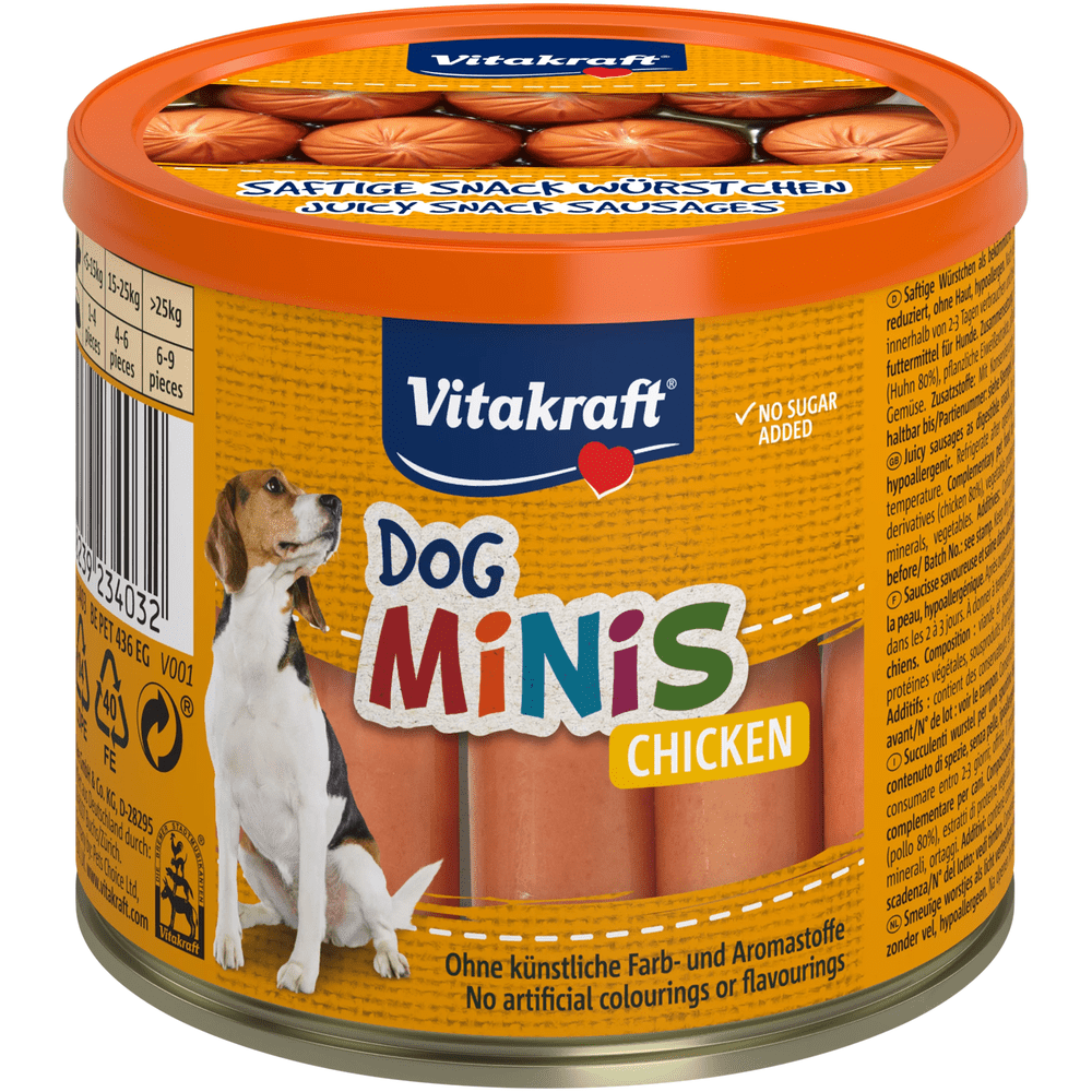 04008239234032_C1L1_s04 Vitakraft Dog Snack Minis Chicken
