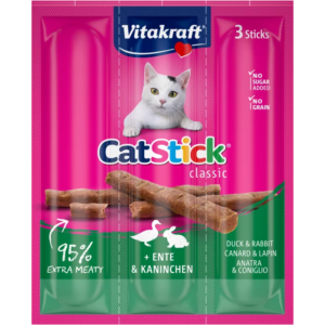 Vitakraft Cat Stick Mini – Duck & Rabbit