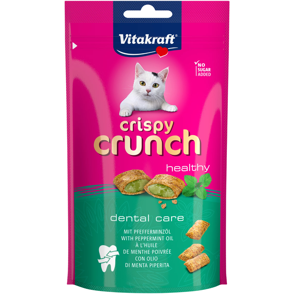 04008239288134_C1N1_s01 Vitakraft Crispy Crunch Cat Snack – Peppermint Oil