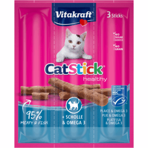 Vitakraft Cat Stick Mini – Plaice & Omega 3