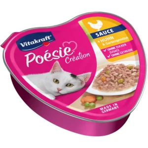 Vitakraft Poésie Création Cat Wet Food – Chicken & Garden Vegetables
