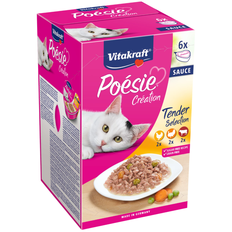 04008239350855_C1L1_s03_2 Vitakraft Poésie Création in sauce multipack Cat Wet Food