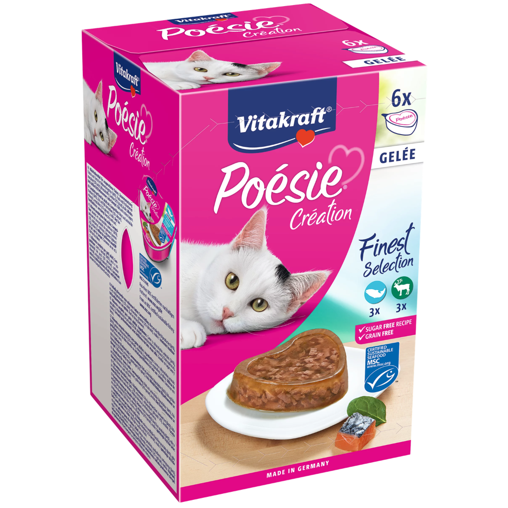 04008239350862_C1L1_s04_2 Vitakraft Poésie Création in jelly multipack Cat Wet Food