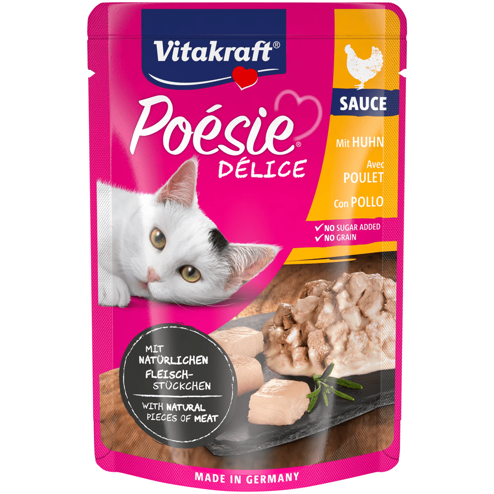 04008239352842_C1L1_s03_2 Vitakraft Poésie Délice Cat Wet Food – Chicken in sauce