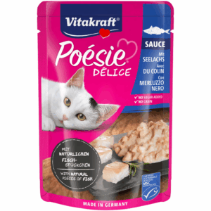 Vitakraft Poésie Délice Cat Wet Food – Pollock in sauce