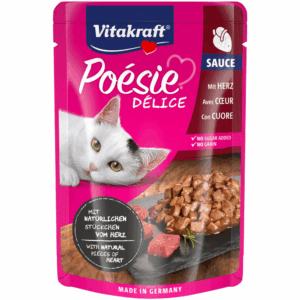Vitakraft Poésie Délice Cat Wet Food – Heart in sauce