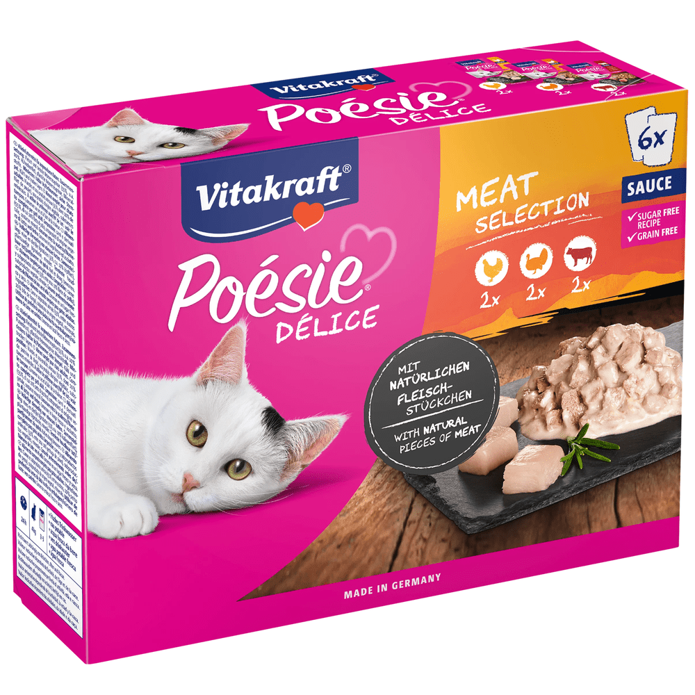 04008239352941_C1L1_s02_2 Vitakraft Poésie Délice in Sauce Multipack Cat Wet Food – Meat