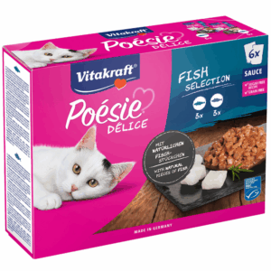 Vitakraft Poésie Délice in sauce Multipack Cat Wet Food – Fish