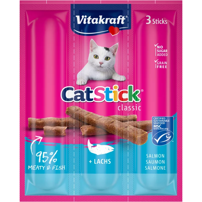 04008239393142_C1L1_s03_2 Vitakraft Cat Stick Mini – Salmon & Trout