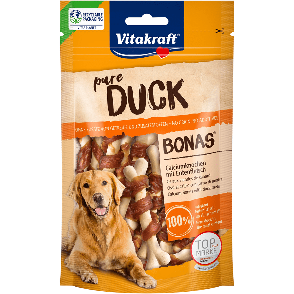04008239585936_C1L1_s02_2 Vitakraft BONAS Calcium Bones Dog Treat – Duck Meat