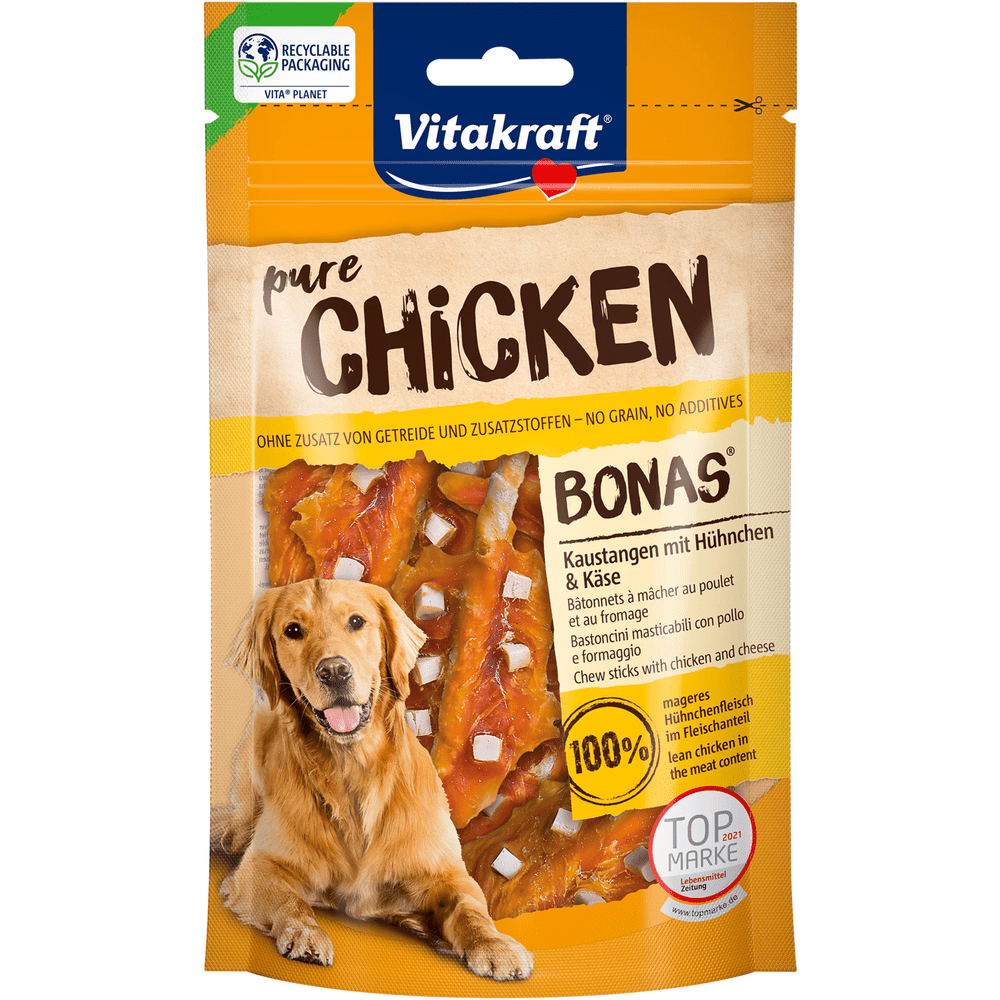 04008239585950_C1L1_s02_2 Vitakraft BONAS Chewing Sticks Dog Treats – Chicken & Cheese