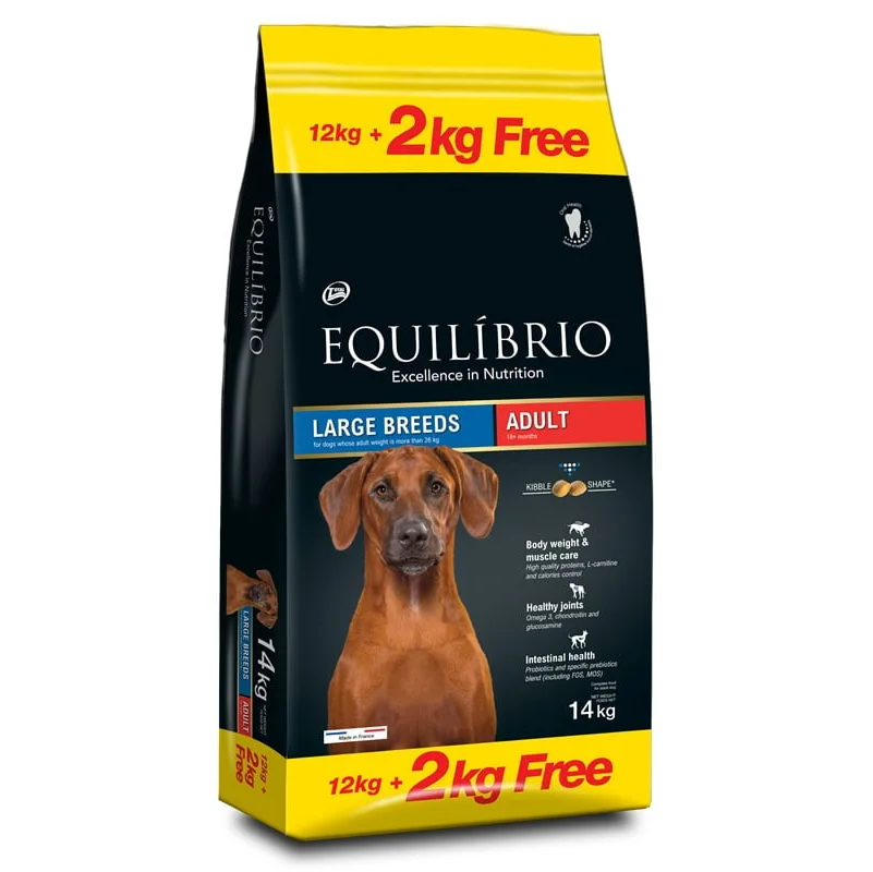 1.DOG-RG-ADULT-LB-14-3548610177301 Equilibrio – Large Breed Adult Dog Dry Food
