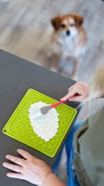 Silicone Pet Licking Mat for Stress Relief and Fun