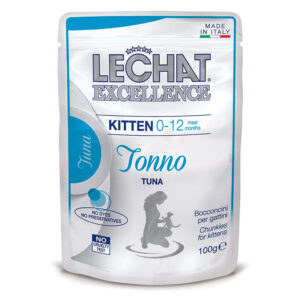LeChat Excellence Kitten Pouch Chunkies with Tuna Cat Wet Food