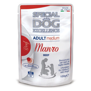 Special Dog Excellence Medium Adult Chunkies with Beef Wet Food - Shaking Tails