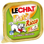 LeChat Adult Paté Ricco with Chicken and Turkey Cat Wet Food - Shaking Tails