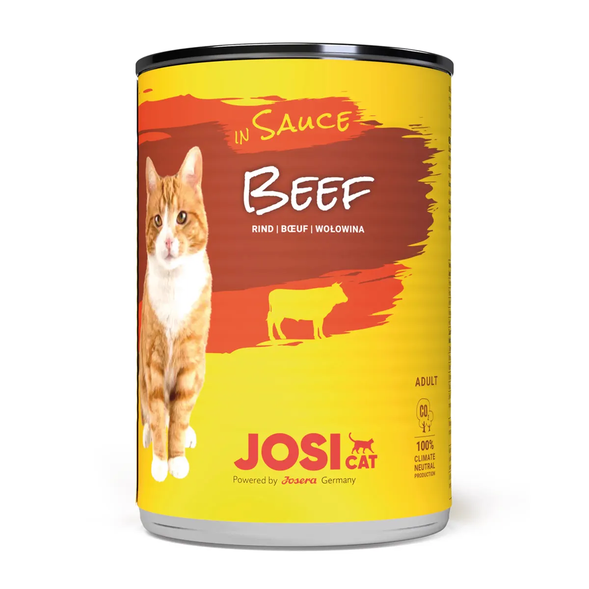 4032254774150_Katze_JosiCat_3x4_Beef_in_Sauce_415g_frontal JosiCat by Josera Adult Wet Cat Food – Beef in Sauce 415g