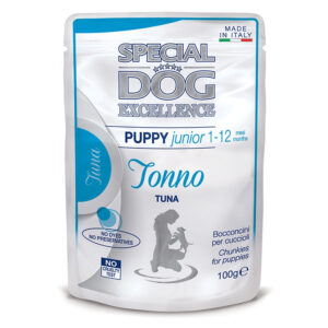 Special Dog Excellence Puppy and Junior Chunkies with Tuna Wet Food - Shaking Tails