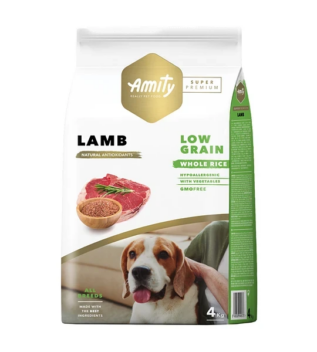 Amity Super Premium Adult Dog Dry Food - Lamb - Shaking Tails