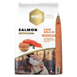 Amity Super Premium Adult Dog Dry Food - Salmon - Shaking Tails