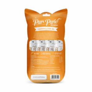 Kit Cat Purr Puree Plus+ Chicken & Fish Oil (Skin & Coat)