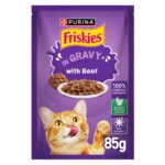 Purina FRISKIES Beef in Gravy Wet Cat Food