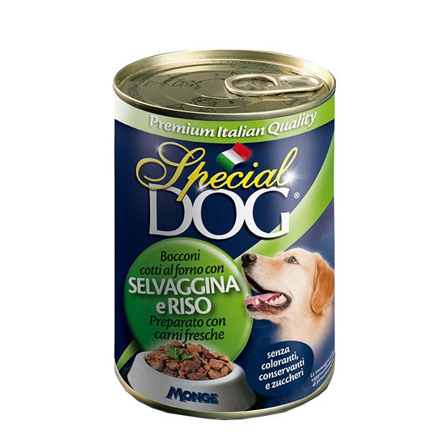 9special_dog_cane_umido_bocconi_con_selvaggina_e_riso_7127e091-bfc9-4653-b49a-e12c1ef62844 Special Dog All Breeds Adult Chunks with Wild Game and Rice Wet Food