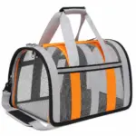Breathable Soft-Sided Pet Carrier Bag - Portable Travel Tote with Shoulder Strap for Small Cats & Dogs