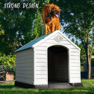H18560e95d10f4ce0a182e416fb47793bs Dog Premium Outdoor House - Shaking Tails