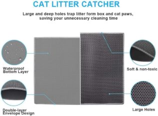 Double Layer Cat Litter Mat - Shaking Tails