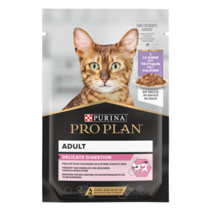 Purina Pro Plan – Delicate Digestion Wet Cat Food – Turkey in Gravy