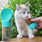 Portable Pet Feeder Bottle: 4-in-1