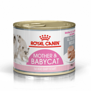 Royal Canin – Mother & Babycat Ultra Soft Mousse in Sauce Canned Cat Wet Food