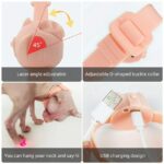 Cat Collar with Laser Toy and Built-in LED for Active Play