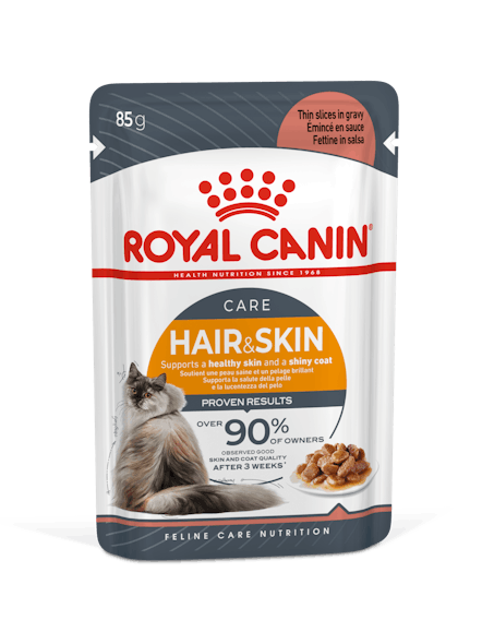 fcn22-hair-skin-gravy-packshot-pouch-b1 Royal Canin – Wet Hair & Skin Gravy Cat Food