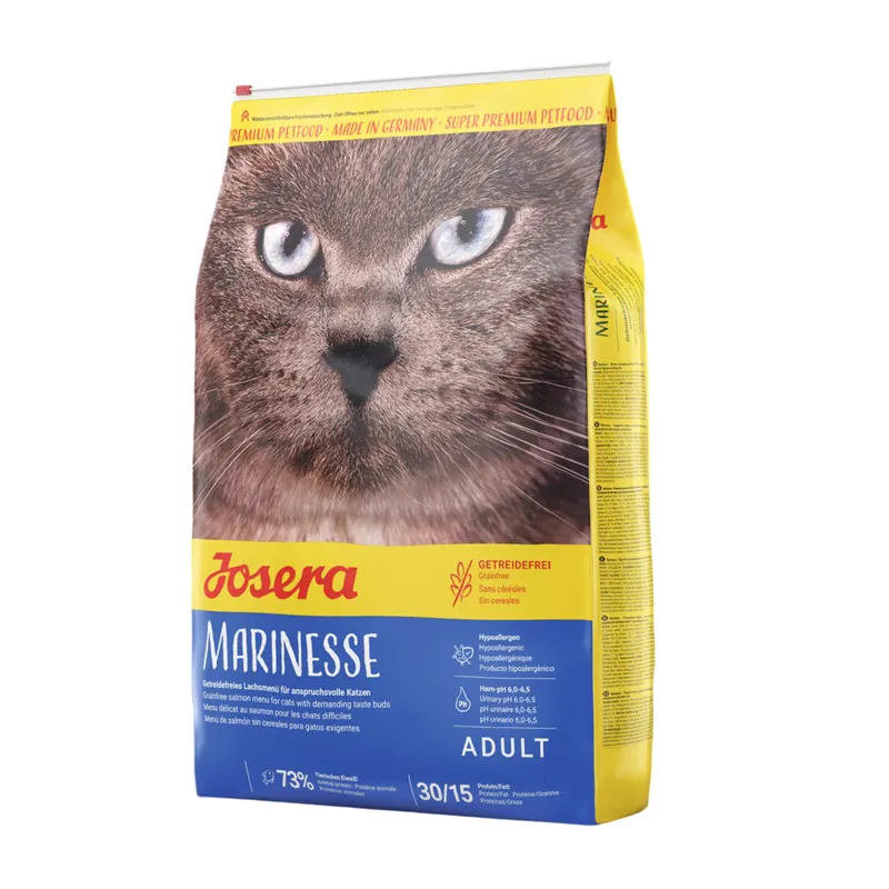 marinesse-cat-food-10kg-4_25kg-Photoroom Josera Marinesse Grain-Free Dry Cat Food – Hypoallergenic Salmon for Sensitive Cats