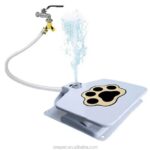 Outdoor Automatic Dog Drinking Fountain Step-On Design