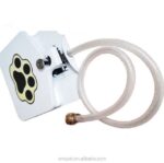 Outdoor Automatic Dog Drinking Fountain Step-On Design