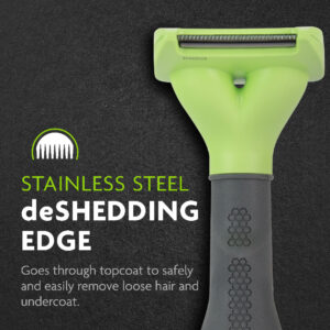 FURminator Undercoat deShedding Tool – Small Dogs & Cats, Long Hair