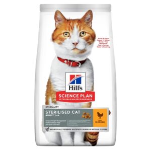 Hill’s Sterilised Adult Cat Dry Food – Chicken