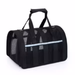 Pet Carrier Bag With Reflective Stripe for Cats and Small Dogs