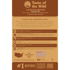 Taste Of The Wild – Canyon River Feline Recipe with Trout & Smoke-Flavored Salmon
