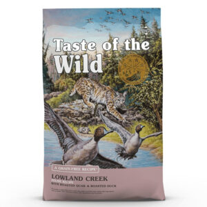Taste Of The Wild – Lowland Creek Feline Recipe with Roasted Quail & Roasted Duck