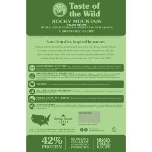 Taste Of The Wild – Rocky Mountain Feline Recipe with Roasted Venison & Smoke