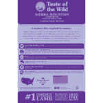 Taste Of The Wild – Sierra Mountain Canine Recipe with Roasted Lamb