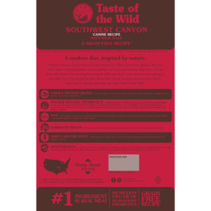 Taste Of The Wild - Southwest Canyon Canine Recipe with Wild Boar - Shaking Tails