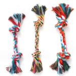 Durable Cotton Rope Toy with 2 Knots for Dog