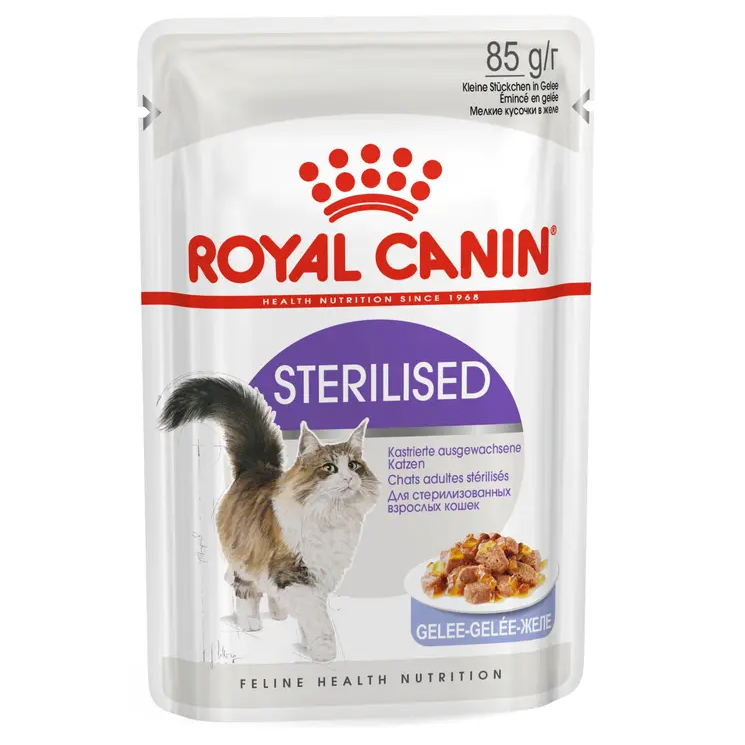 shakingTails_royalCanin_sterilisedJelly Royal Canin – Wet Sterilised Jelly Cat Wet Food