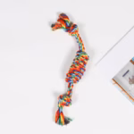 Cotton Rope Bite Resistant Dog Toy – Candy Shape