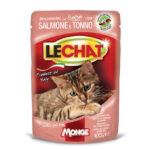 LeChat Adult Pouch Chunkies with Salmon and Tuna Cat Wet Food